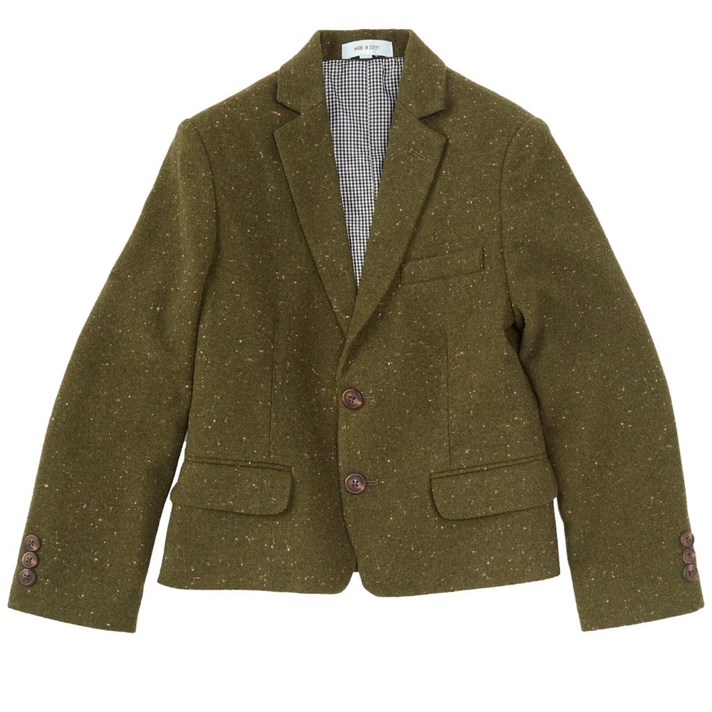 Dillard’s Class Club Boys size 8 Fleck Blazer NWT